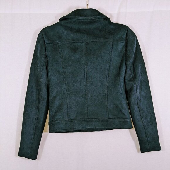 Philosophy NWOT Dark Gray Zip Up Moto Jacket Size XS - Picture 3 of 7